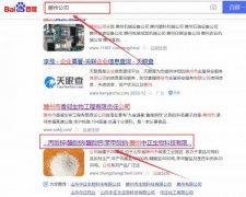 滕州中*生物科技有限公司網站優化最快上詞效果展示