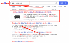 青島海*青商貿有限公司網站SEO優化排名效果展示