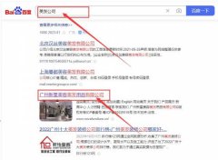 廣州新*美容美發(fā)用品有限公司百度排名保證在首頁(yè)效果